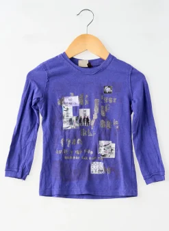 T-shirt Ikks Violet Manches Longues