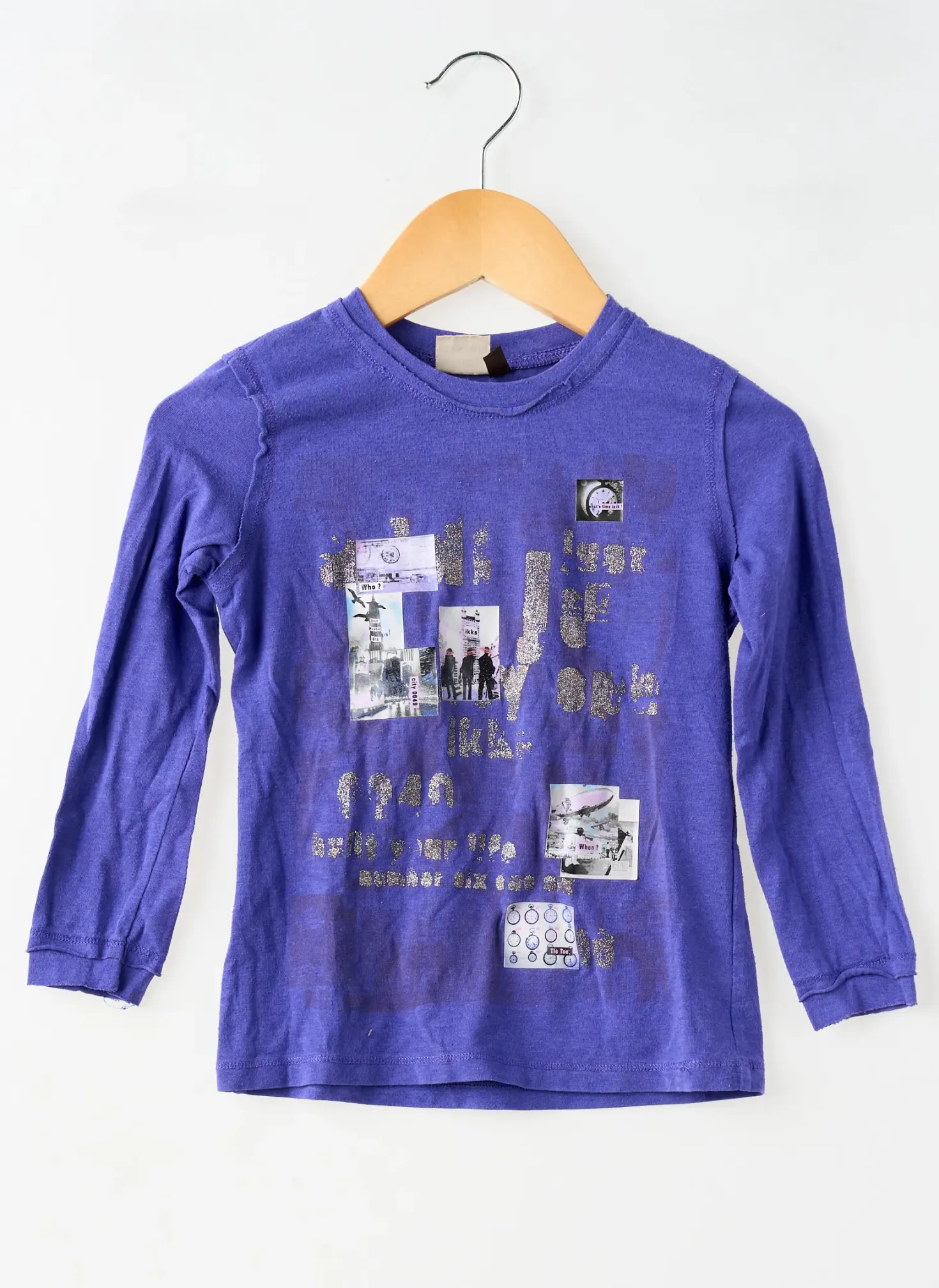 T-shirt Ikks Violet Manches Longues