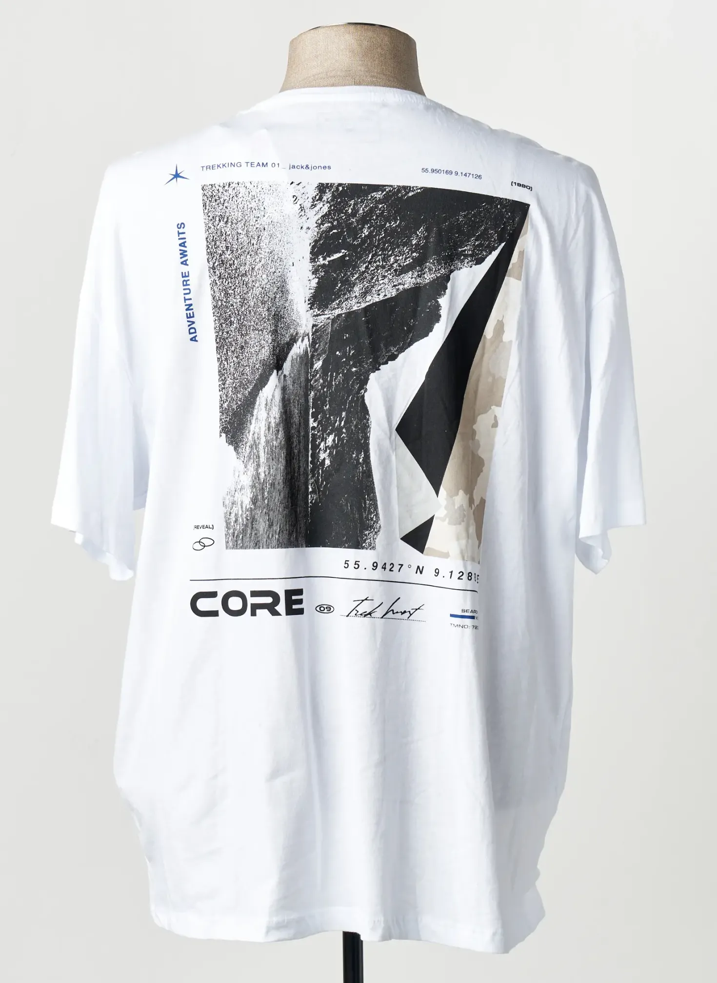 T-shirt Jack & Jones Blanc Manches Courtes