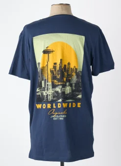 T-shirt Jack & Jones Bleu