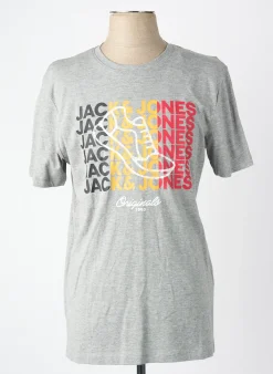 T-shirt Jack & Jones Gris