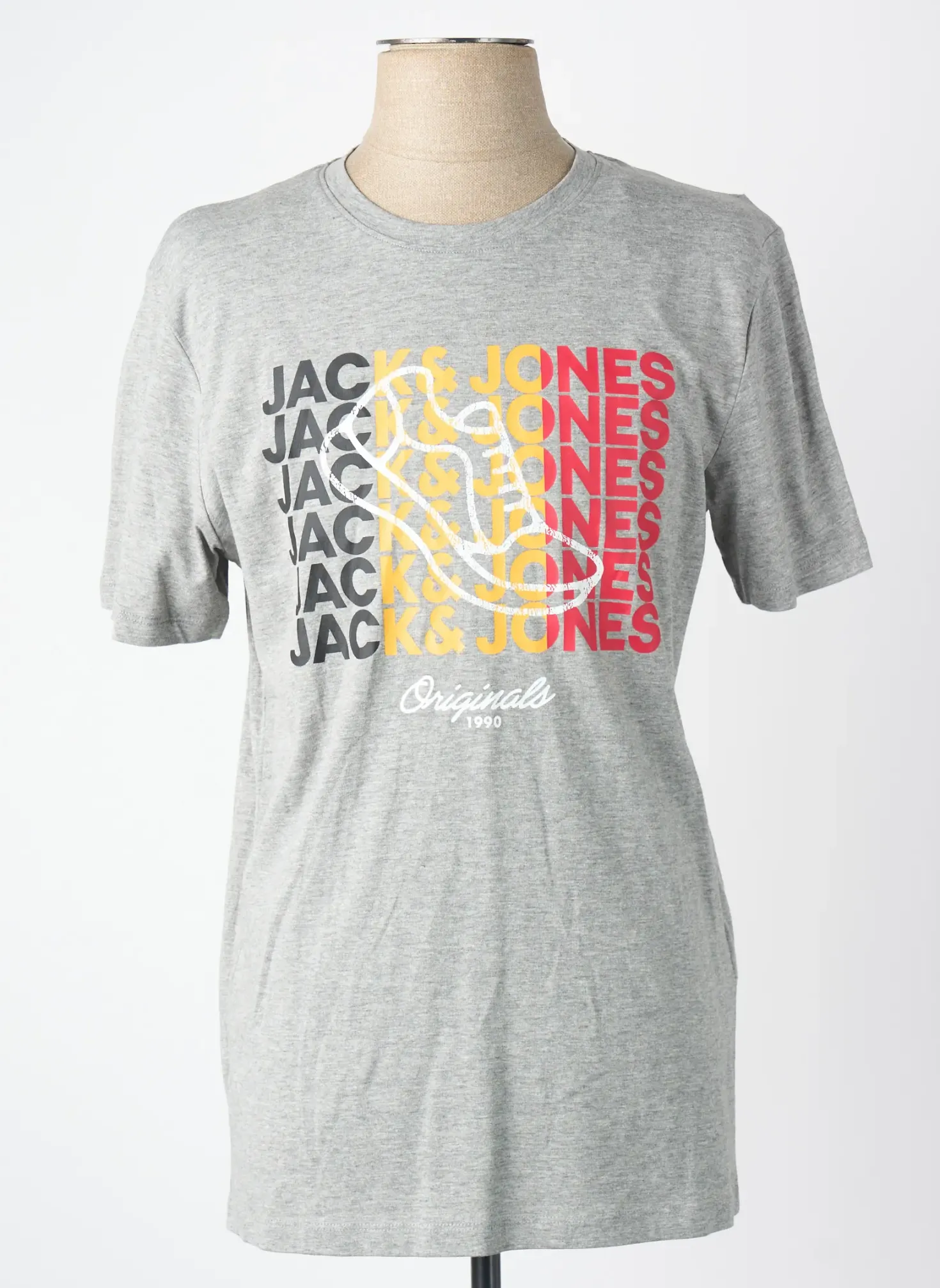 T-shirt Jack & Jones Gris