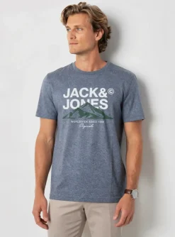 T-shirt Jack & Jones Gris
