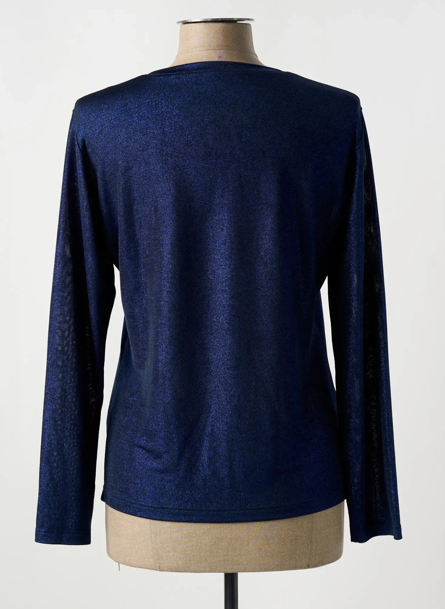 T-shirt Jean Gabriel Bleu Manches Longues