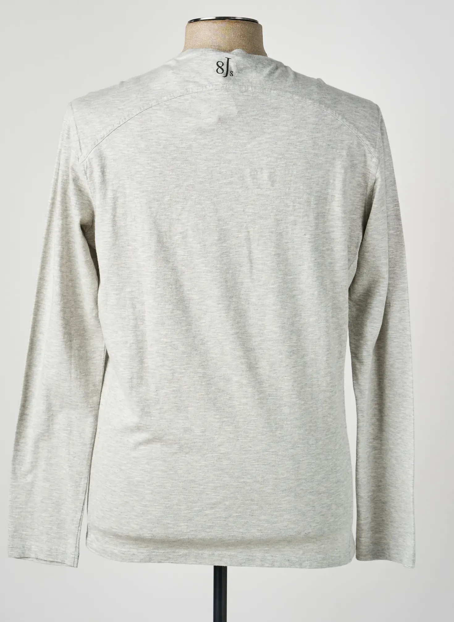 T-shirt 8js Gris Manches Longues