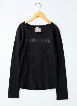T-shirt Kaporal Noir Manches Longues