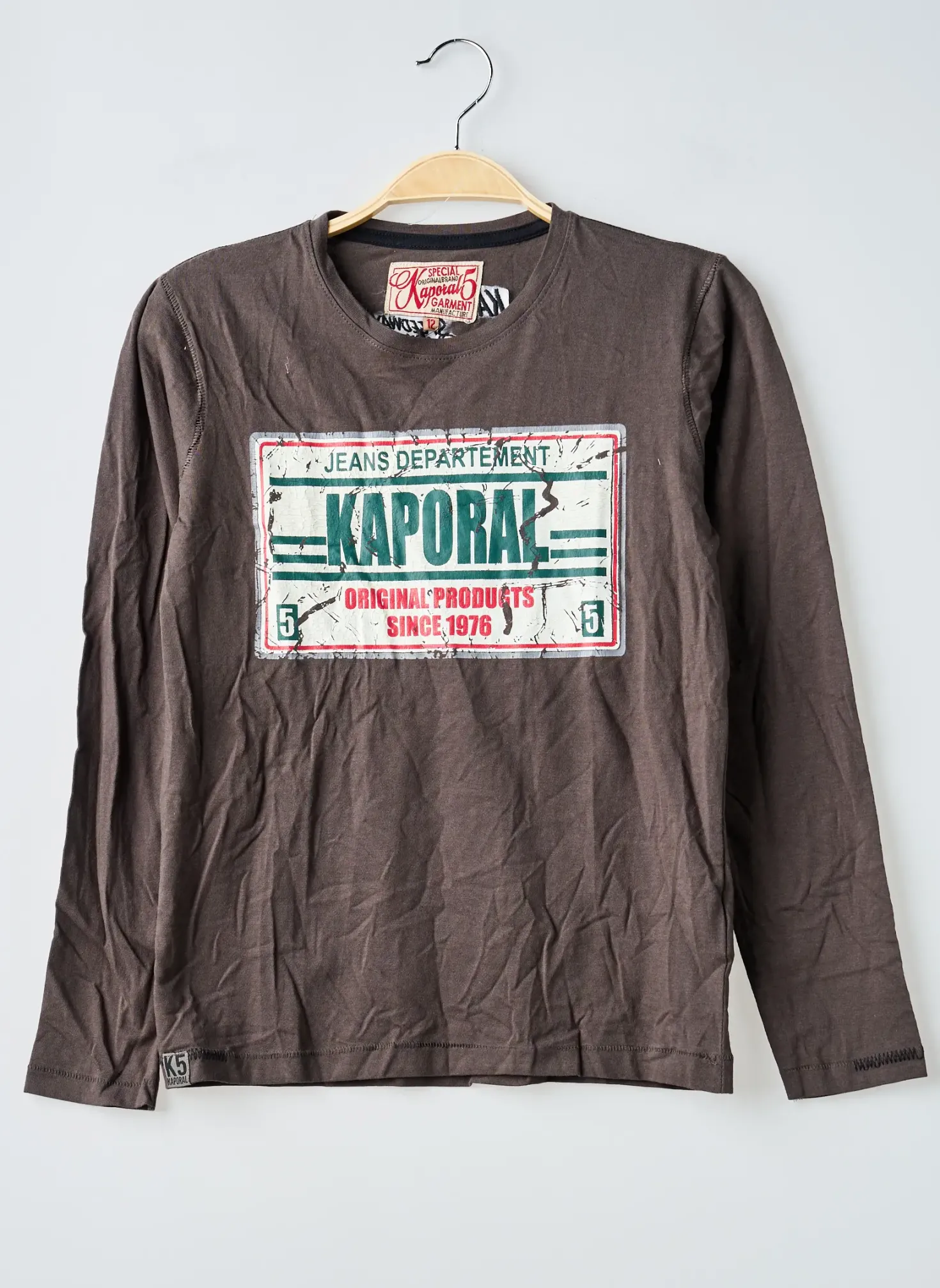 T-shirt Kaporal Vert Manches Longues
