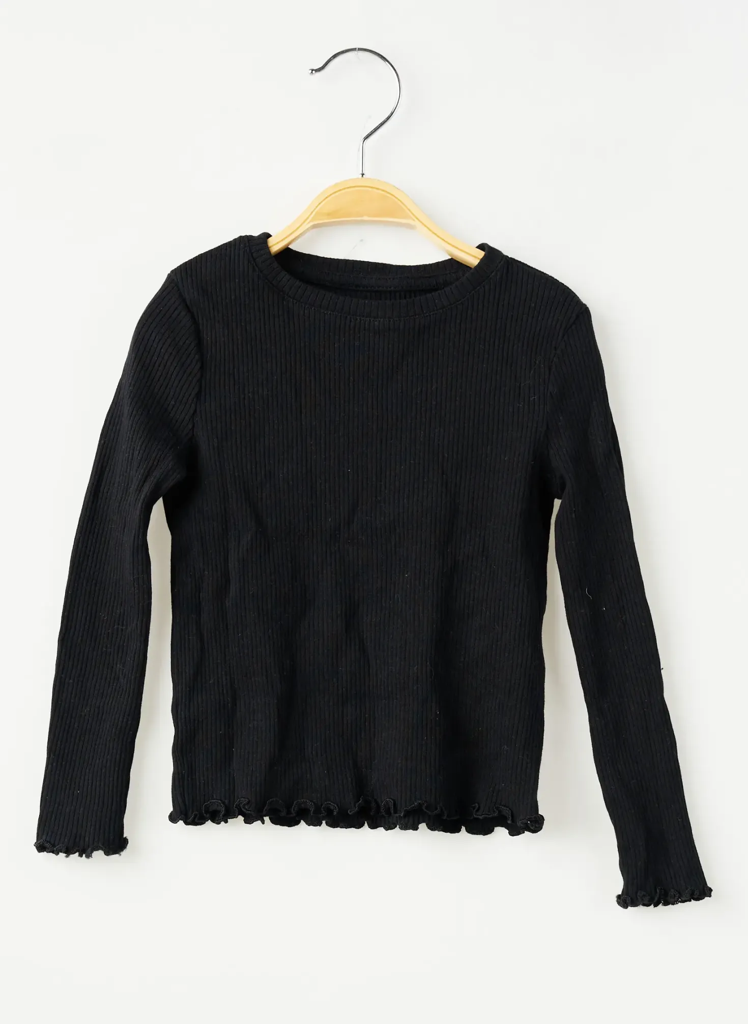 T-shirt Kiabi Noir Manches Longues