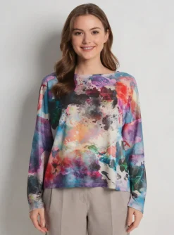 T-shirt Kozan Bleu Manches Longues
