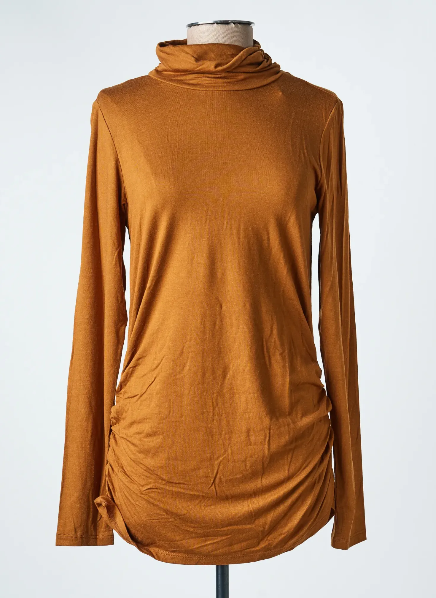 T-shirt Kozan Marron Manches Longues