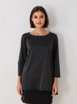 T-shirt Kozan Noir Manches 3/4