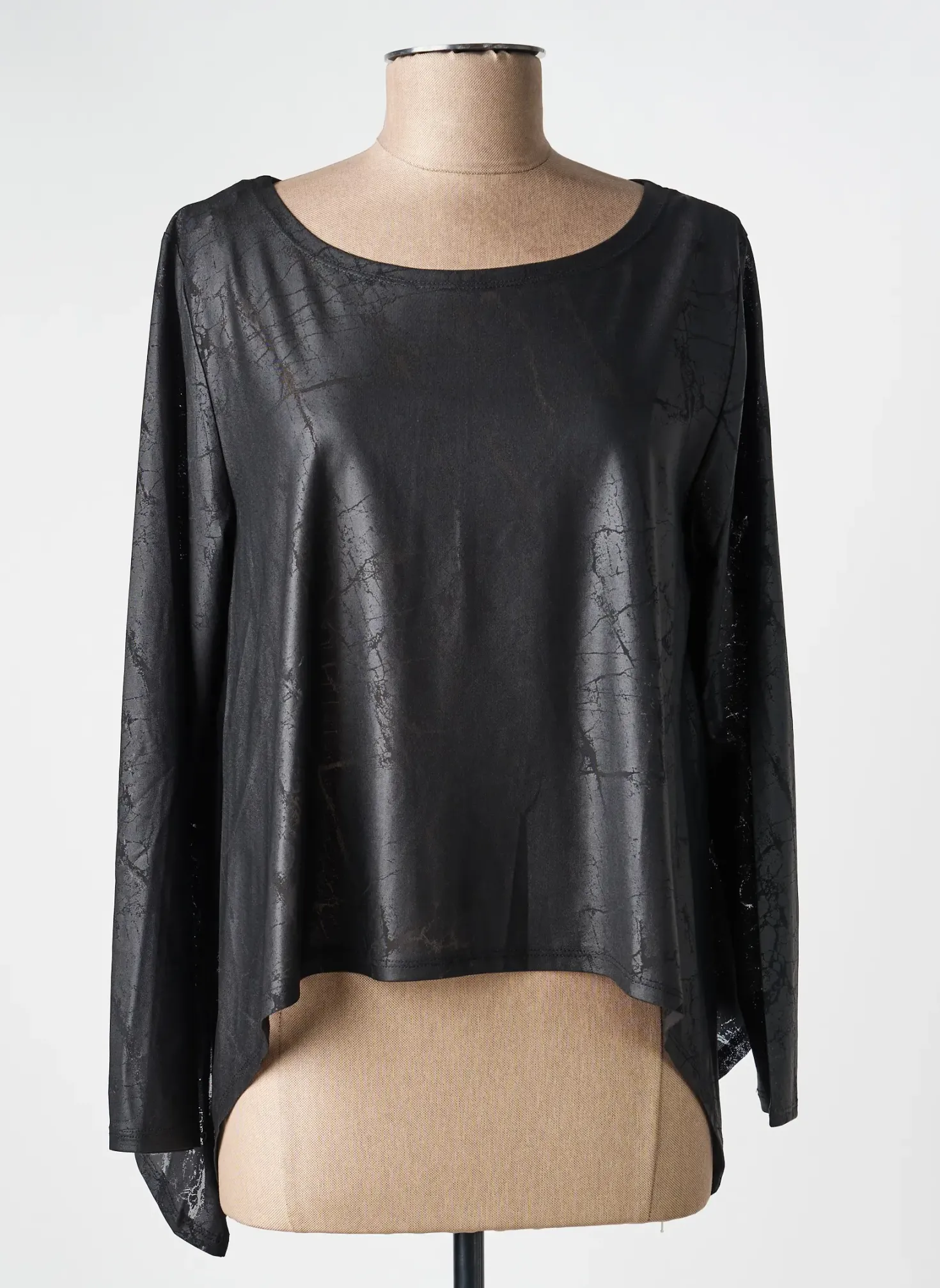 T-shirt Kozan Noir Manches Longues