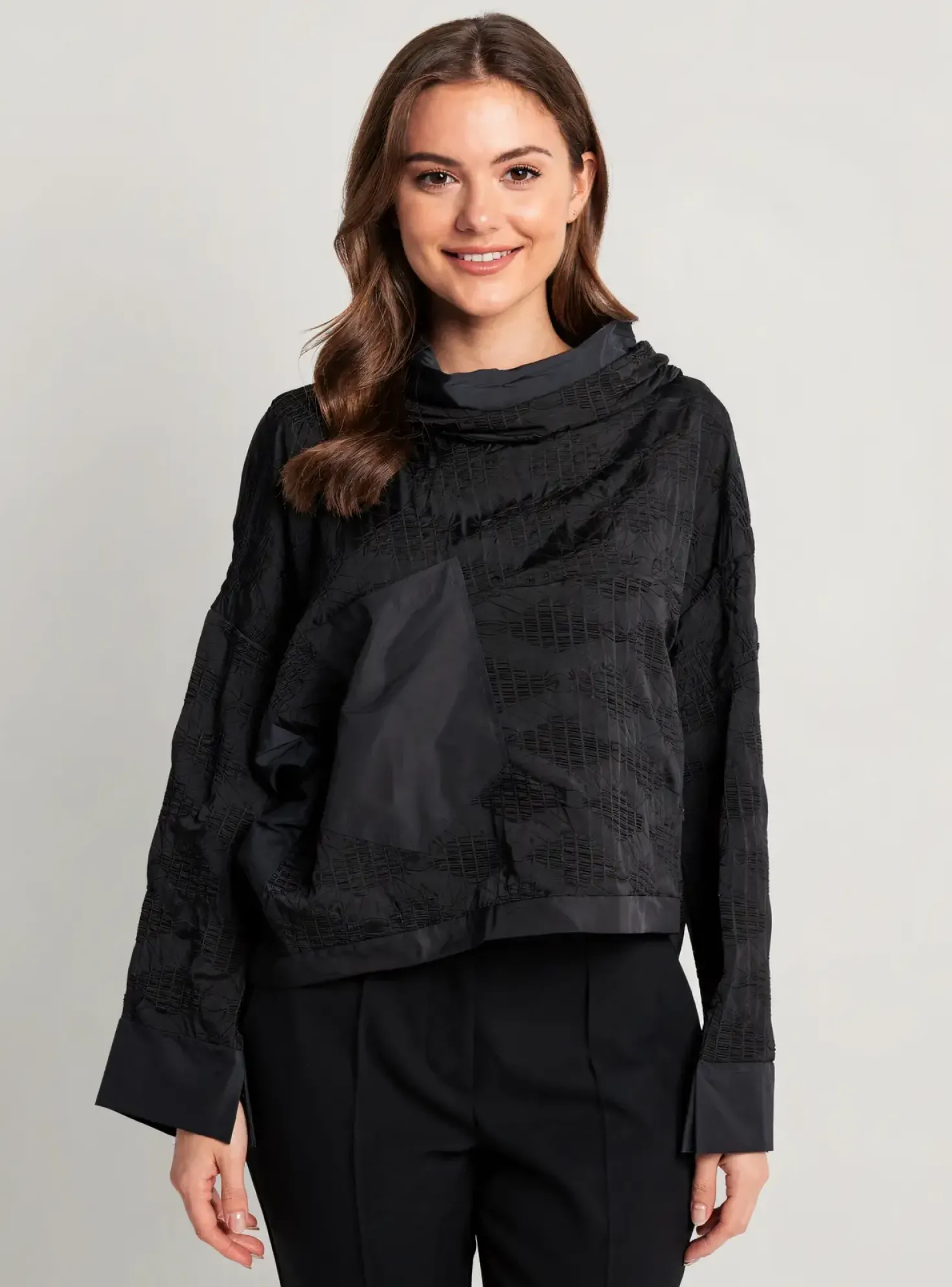 T-shirt Kozan Noir Manches Longues
