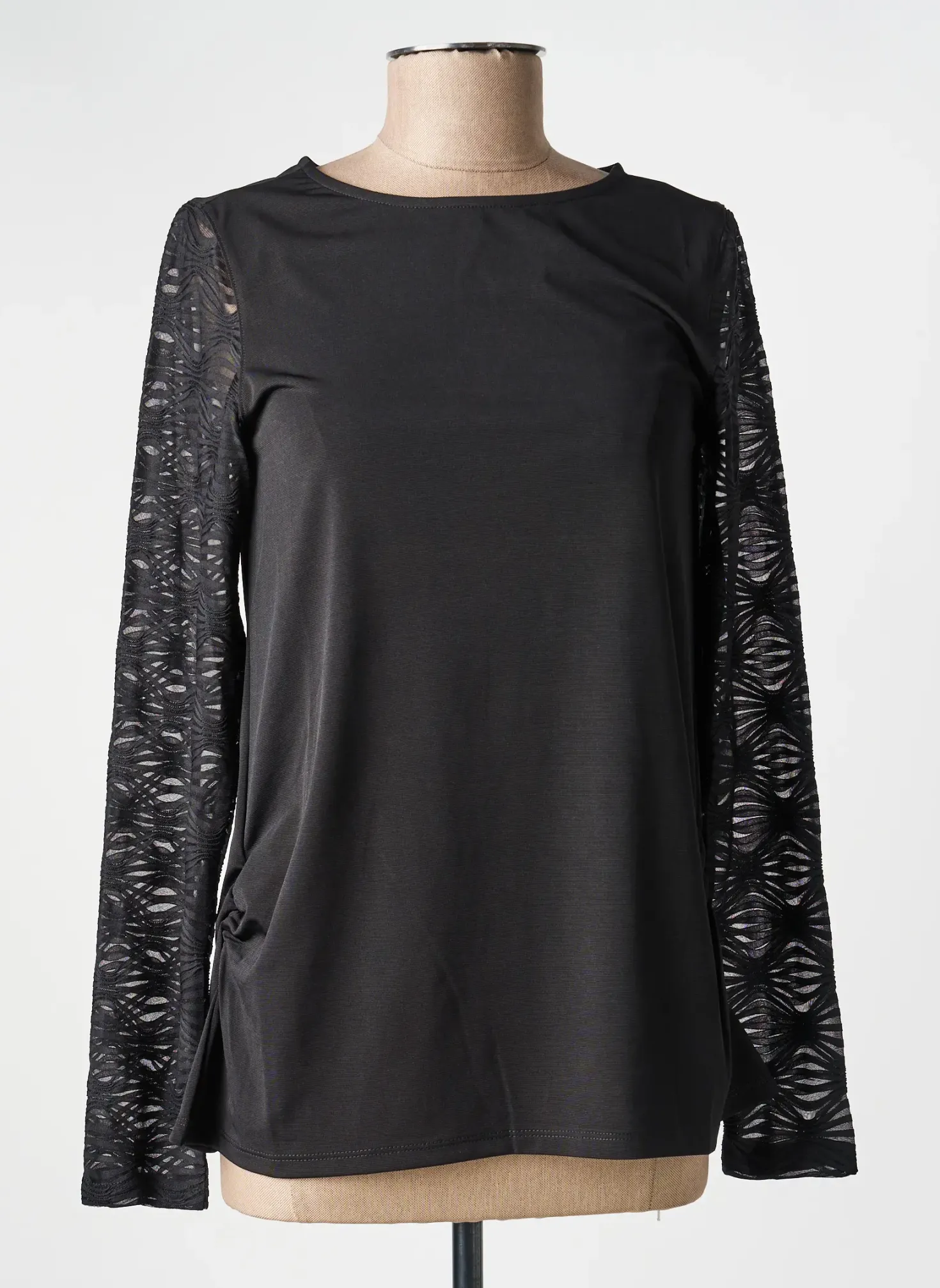 T-shirt Kozan Noir Manches Longues