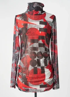 T-shirt Kozan Rouge Manches Longues
