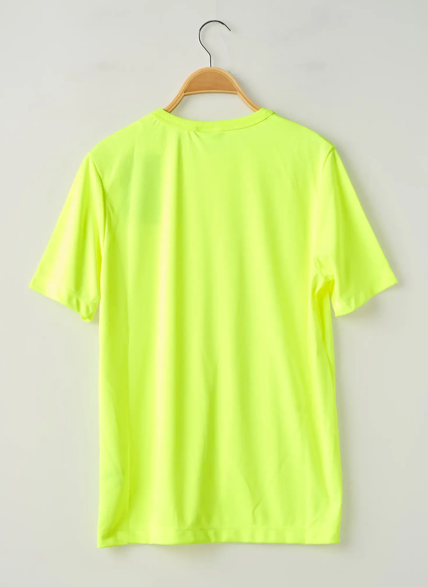 T-shirt Le Coq Sportif Jaune Manches Courtes
