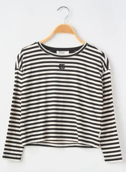 T-shirt Le Temps Des Cerises Noir Manches Longues