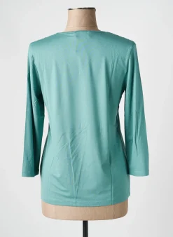 T-shirt Linea Tesini Vert Manches 3/4