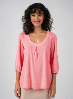 T-shirt Lola Espeleta Rose Manches 3/4