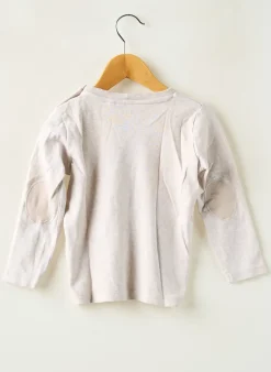 T-shirt Lupilu Beige Manches Longues