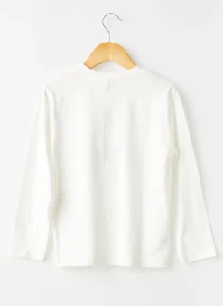 T-shirt Mayoral Blanc Manches Longues