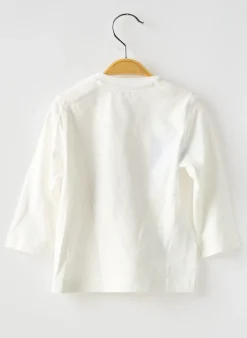 T-shirt Mayoral Blanc Manches Longues
