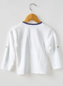 T-shirt Mayoral Blanc Manches Longues