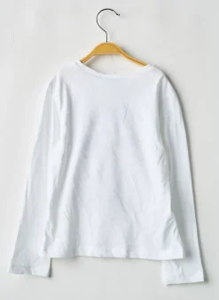 T-shirt Mayoral Blanc Manches Longues