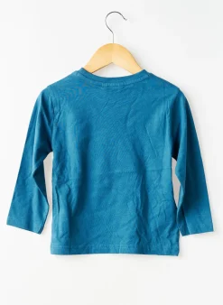T-shirt Mayoral Bleu Manches Longues