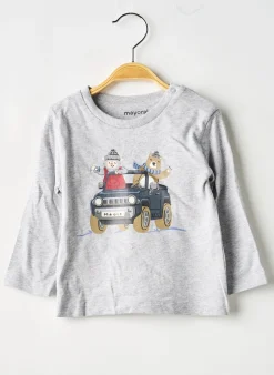 T-shirt Mayoral Gris Manches Longues