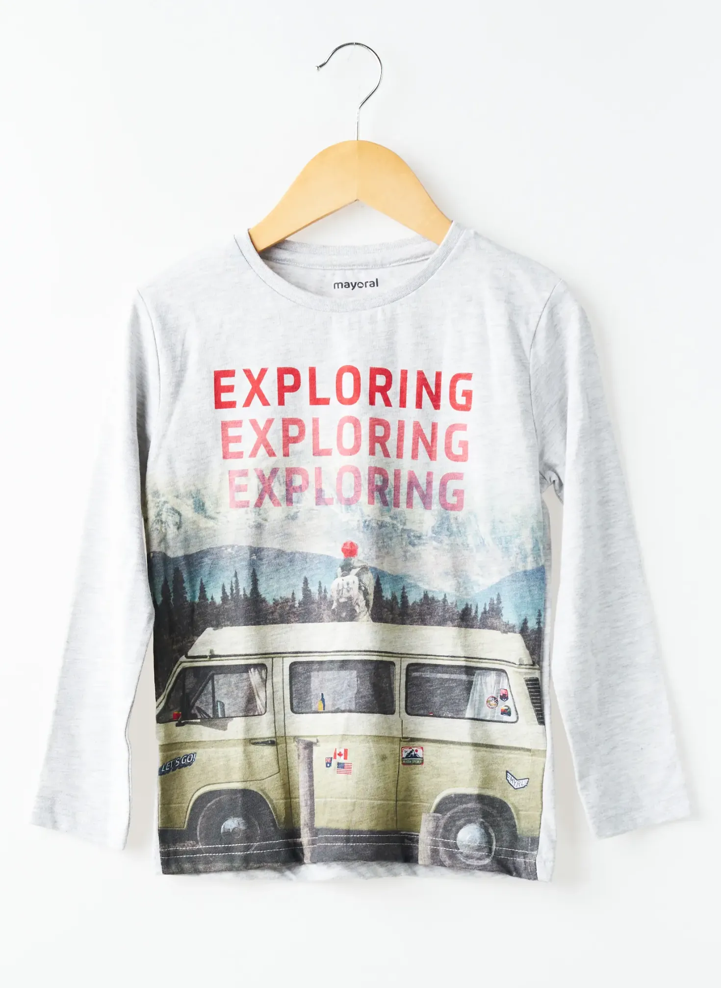 T-shirt Mayoral Gris Manches Longues