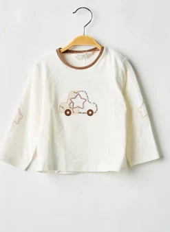 T-shirt Mayoral Marron Manches Longues