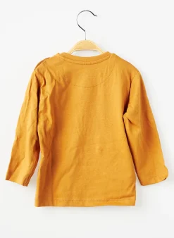 T-shirt Mayoral Marron Manches Longues
