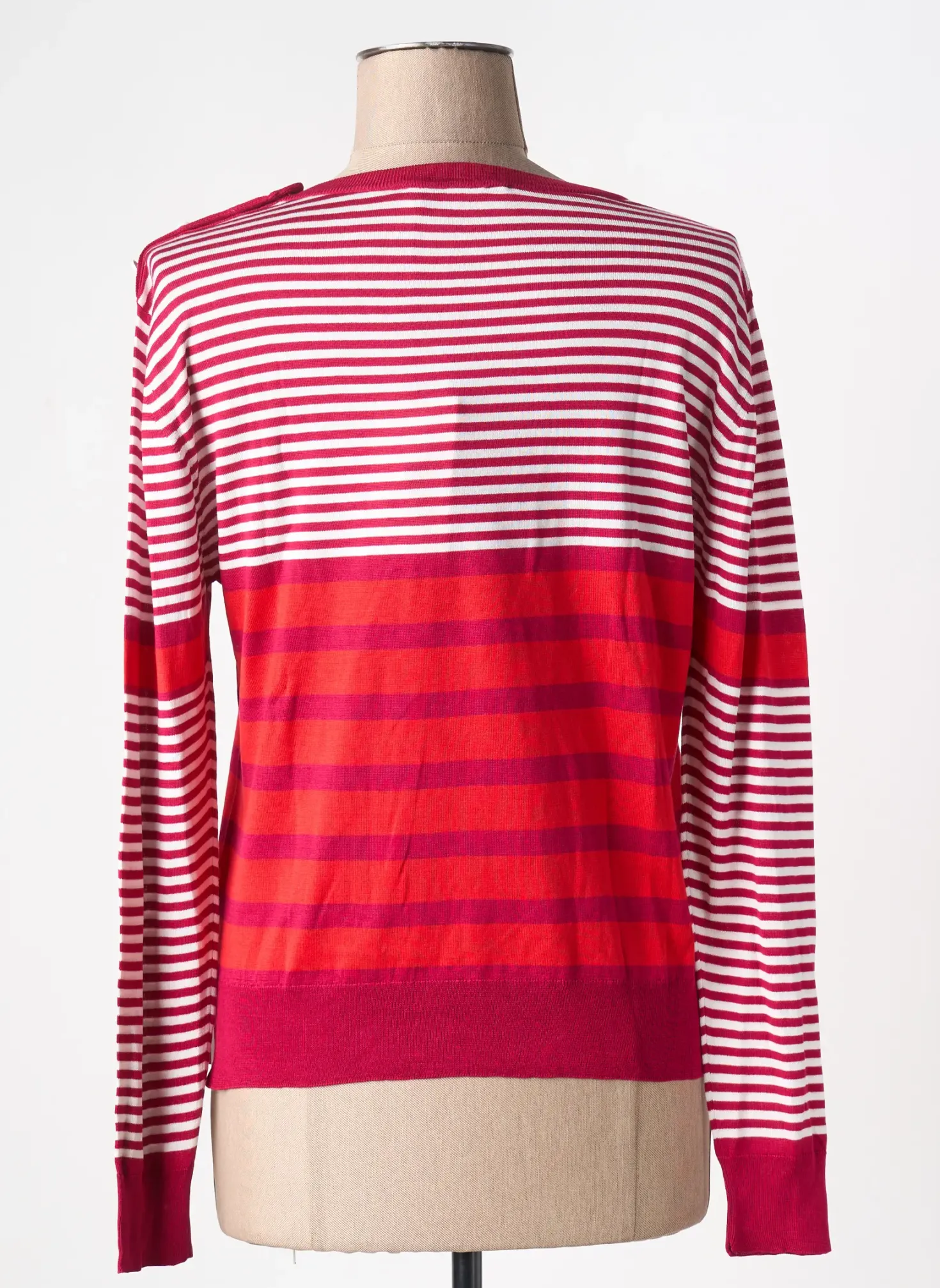 T-shirt Montagut Rouge Manches Longues