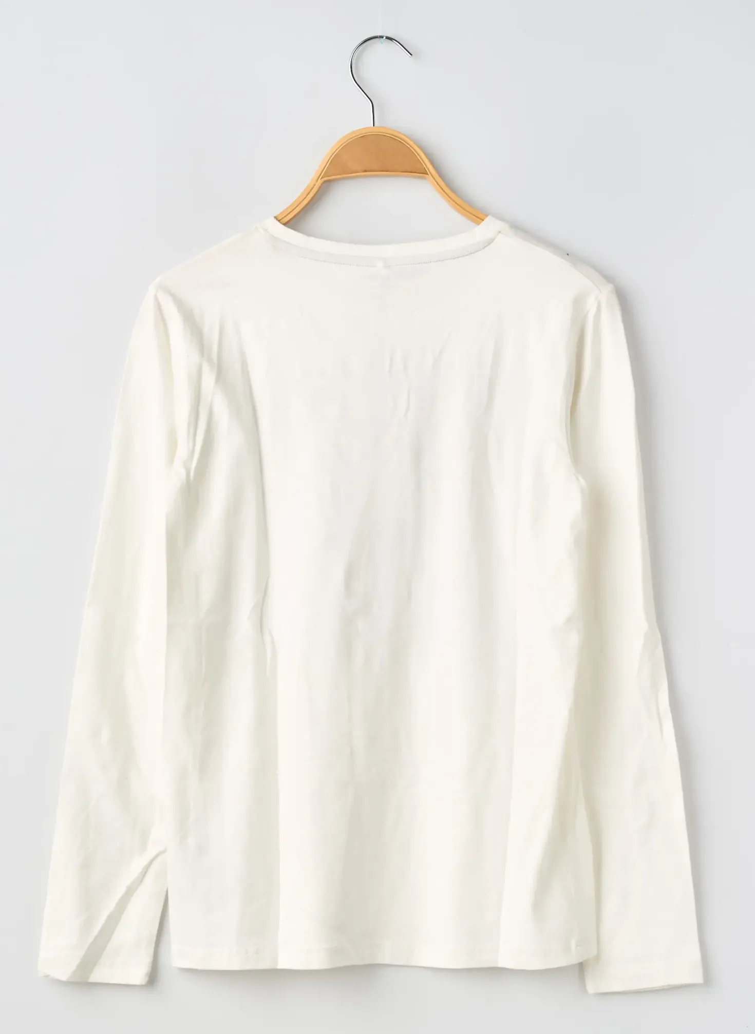 T-shirt Name It Blanc Manches Longues