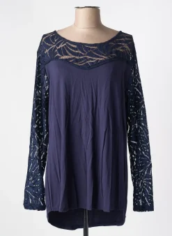 T-shirt Nana Belle Bleu Manches Longues