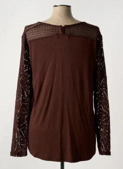 T-shirt Nana Belle Marron Manches Longues
