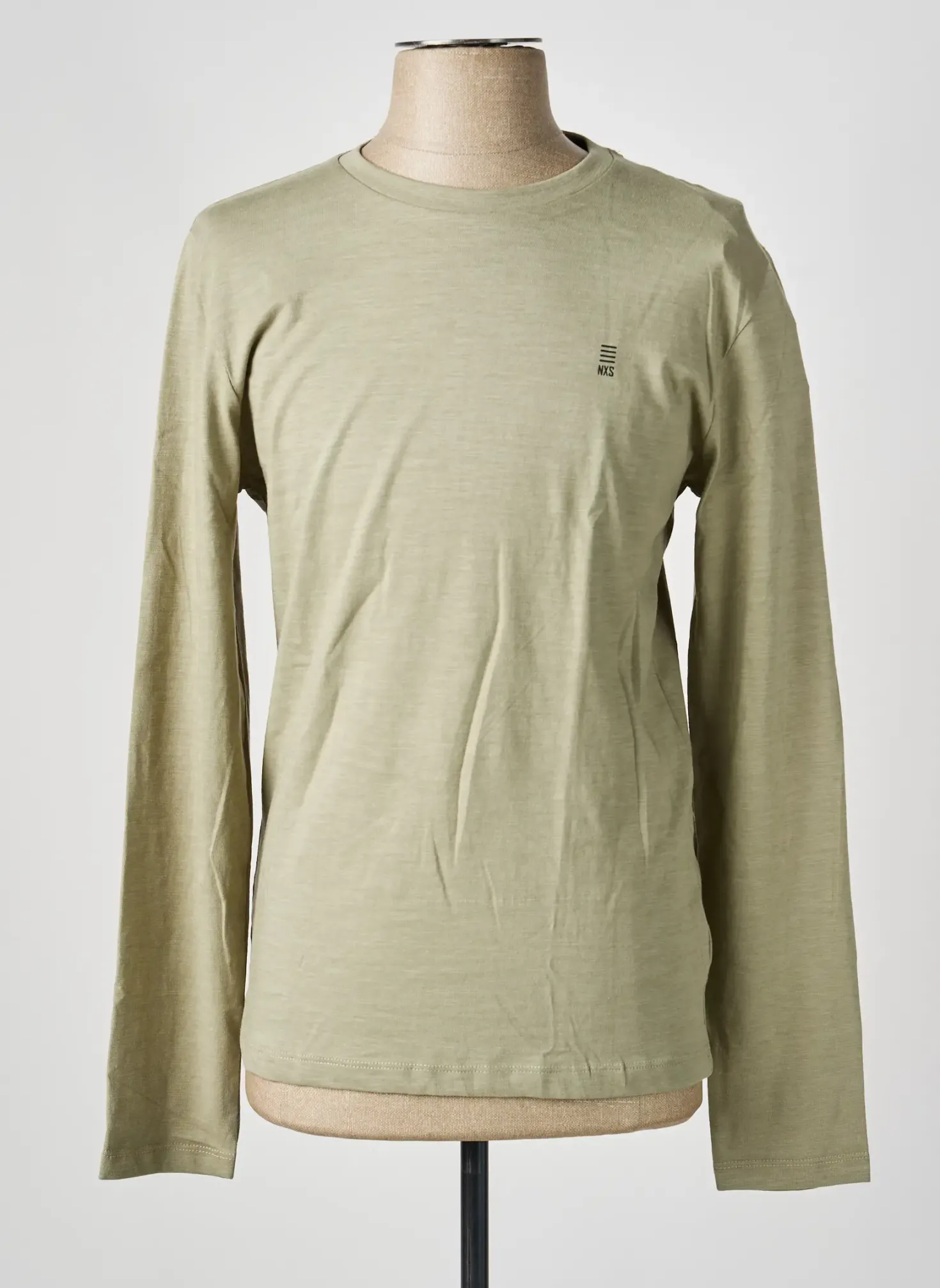 T-shirt No Excess Vert Manches Longues