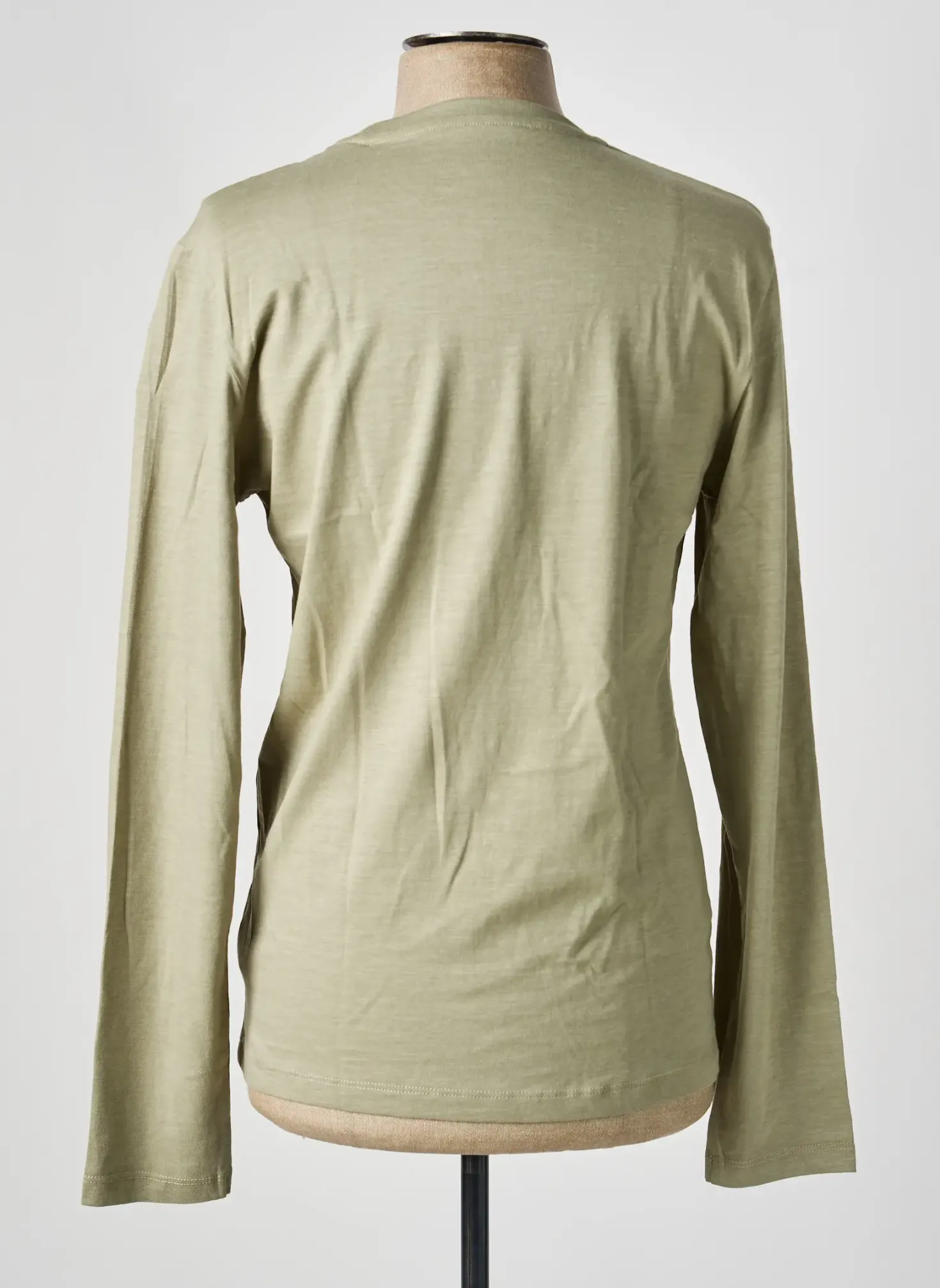 T-shirt No Excess Vert Manches Longues