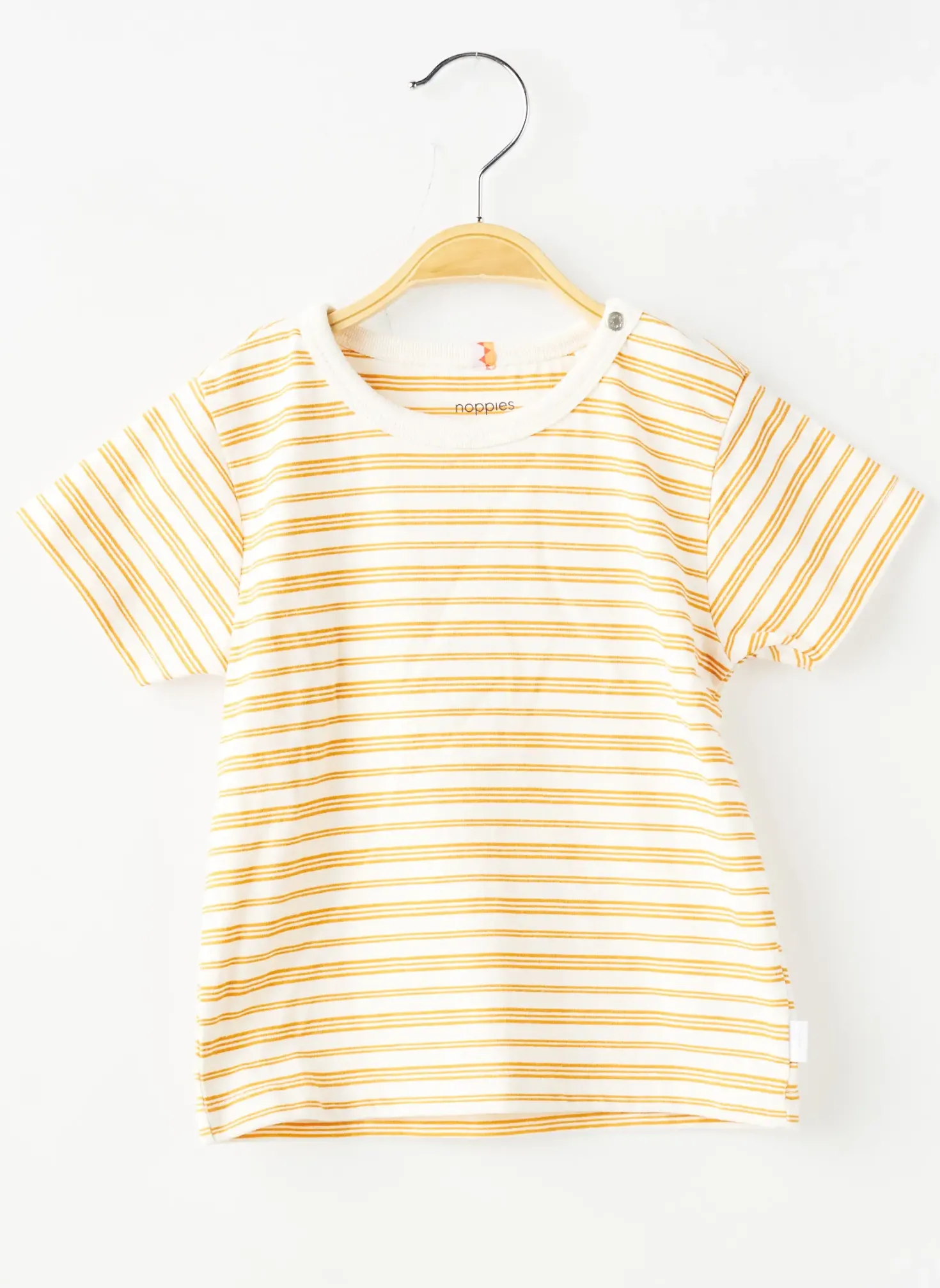 T-shirt Noppies Jaune Manches Courtes