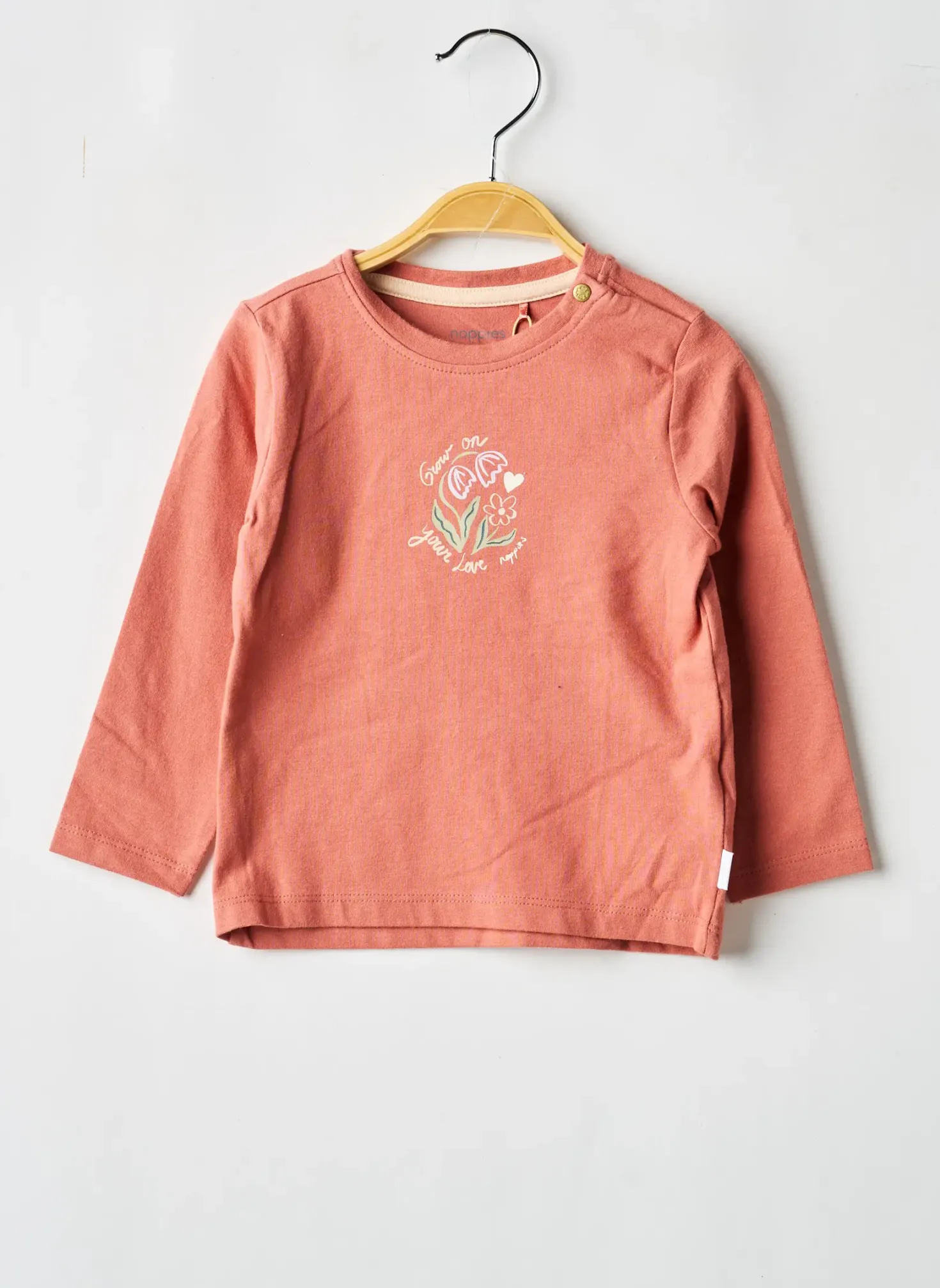 T-shirt Noppies Rose Manches Longues