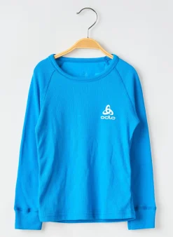 T-shirt Odlo Bleu Manches Longues