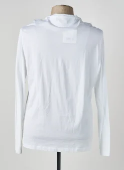 T-shirt Pal Zileri Blanc Manches Longues