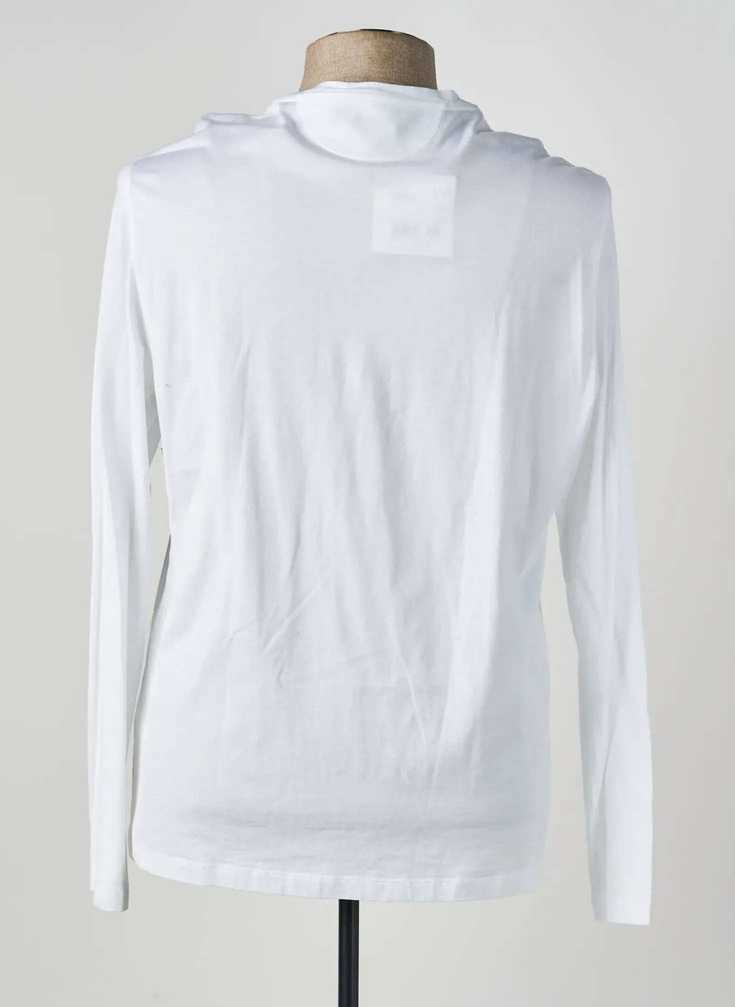 T-shirt Pal Zileri Blanc Manches Longues