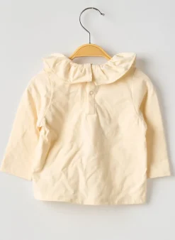 T-shirt Petit Bateau Beige Manches Longues