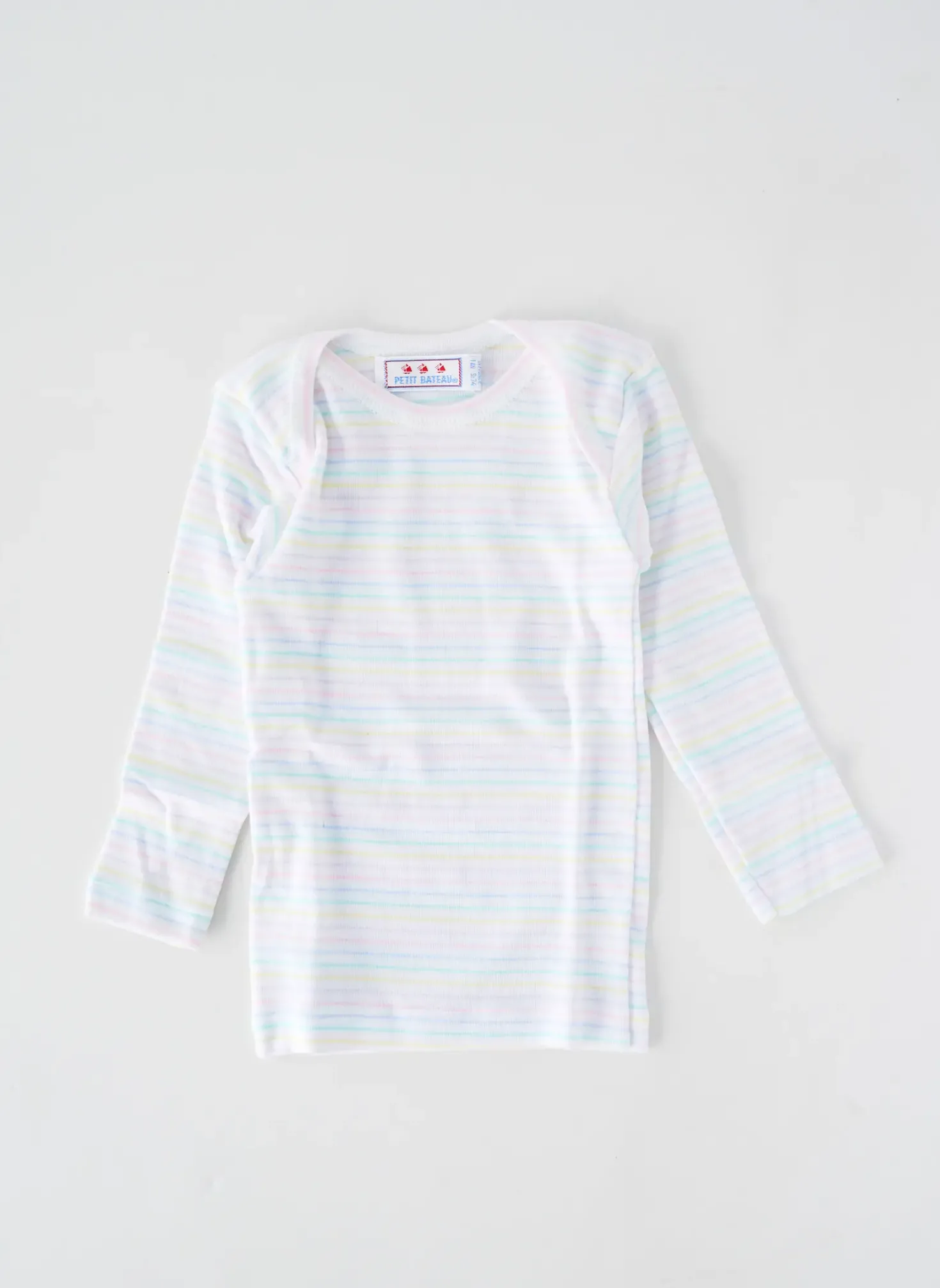 T-shirt Petit Bateau Rose Manches Longues