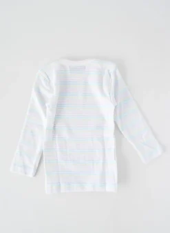 T-shirt Petit Bateau Rose Manches Longues