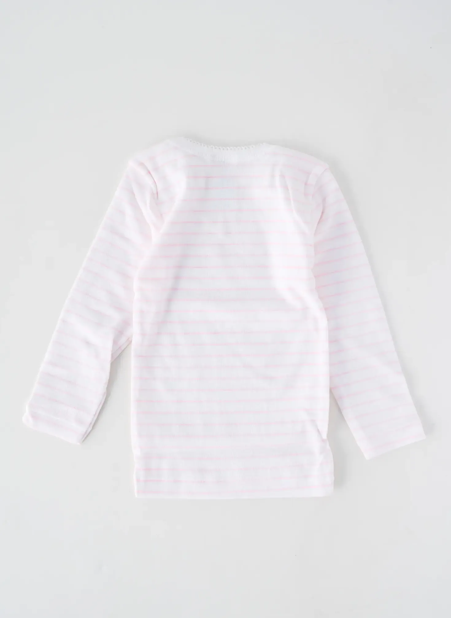 T-shirt Petit Bateau Rose Manches Longues