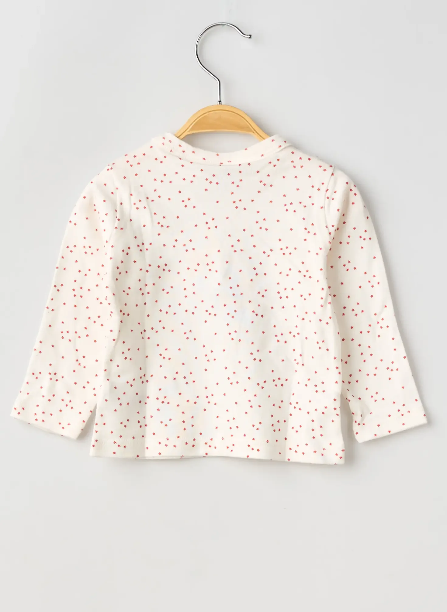 T-shirt Petit Bateau Rouge Manches Longues