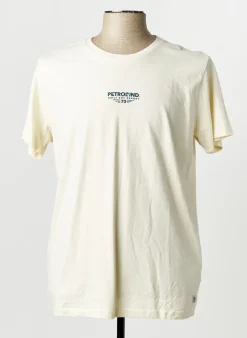 T-shirt Petrol Industries Blanc